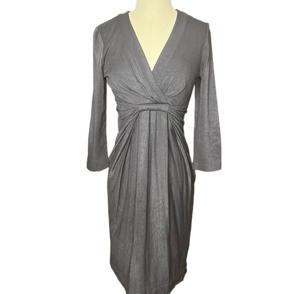BCBGMaxAzria Deep V Twist Front Dress size S - Picture 2 of 14
